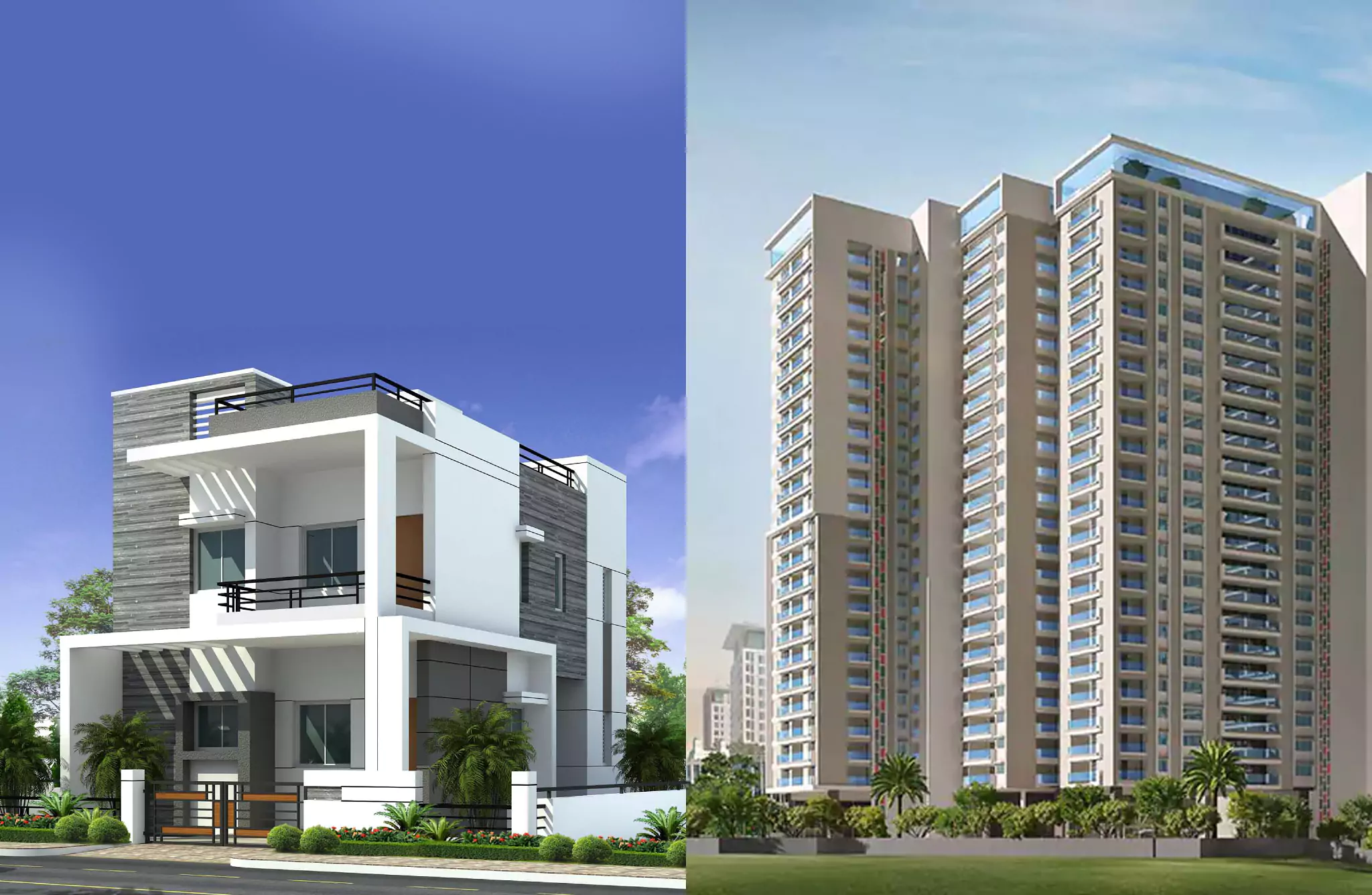 Independent Houses Vs Apartments