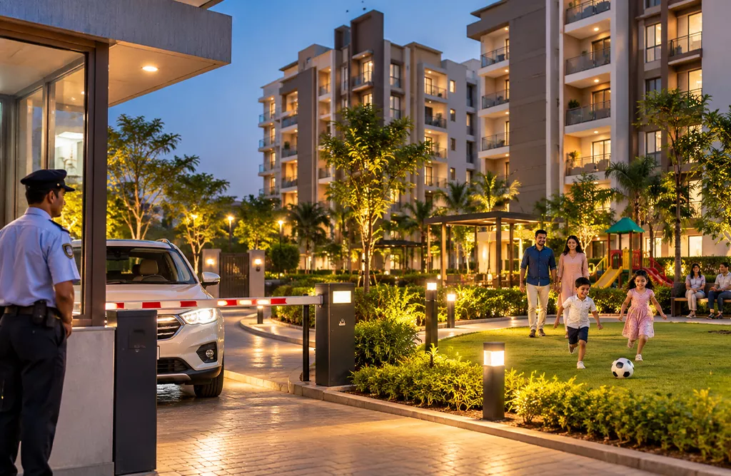 Secure Gated Community Flats for Sale in Vizag with Family-Friendly Open Spaces. 