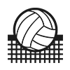 Volleyball Court Logo