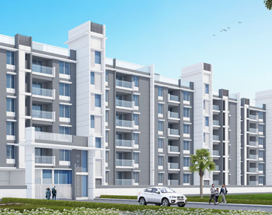 Flats in Lush Green Campus